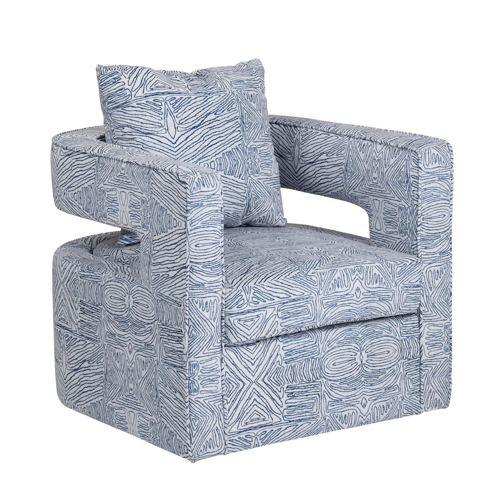 Upholstered Accent Chair. Picture 1