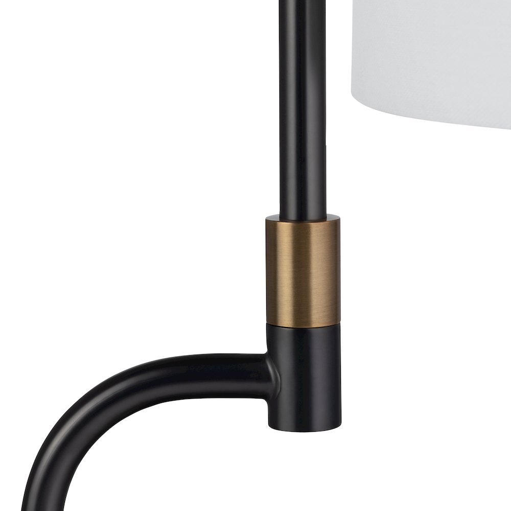 Set Of 2 Metal Table Lamp With Linen Shade. Picture 3