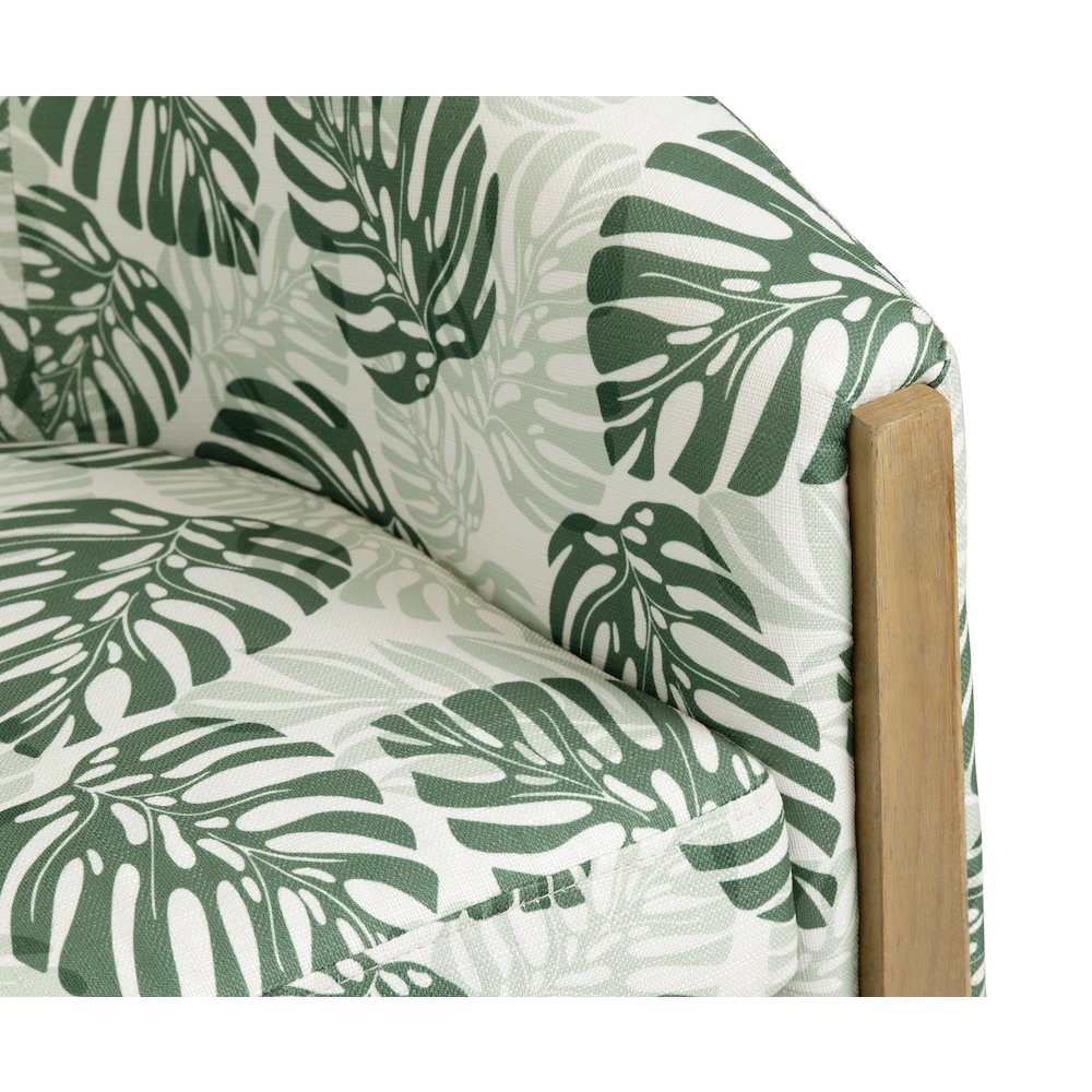 Upholstered Swivel Accent Chair. Picture 3