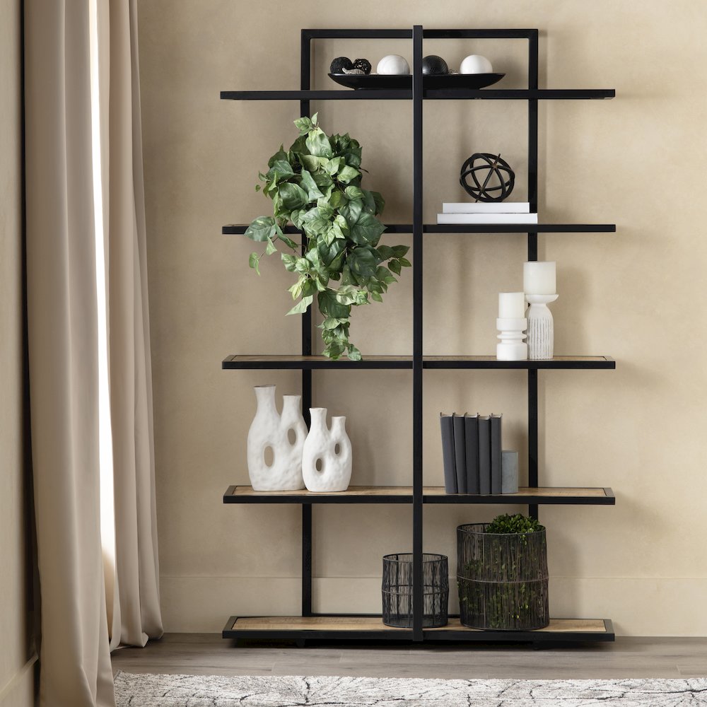 5 Shelf Etagere_Bookcase. Picture 2