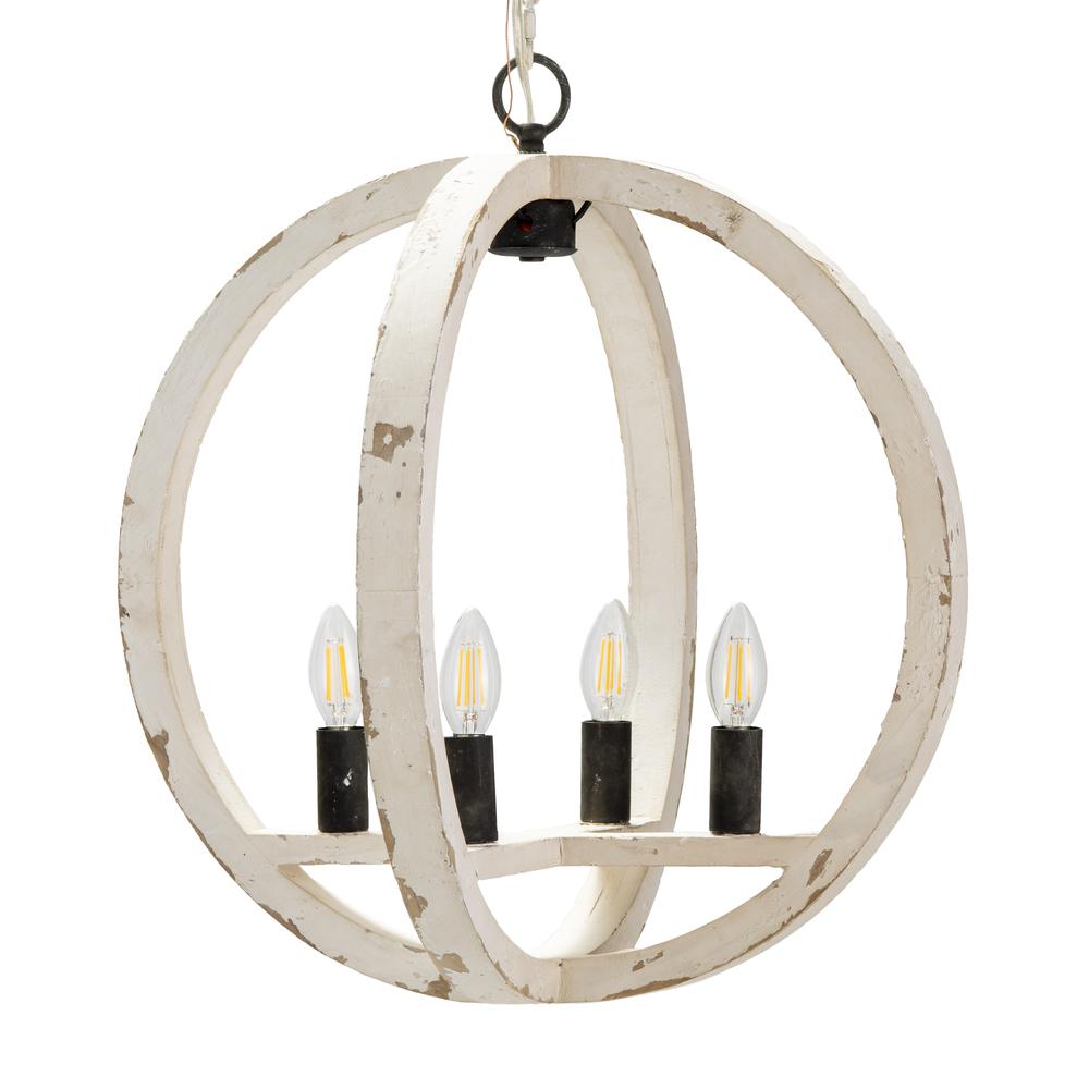 Jolla Wood Sphere Pendant Light. Picture 1