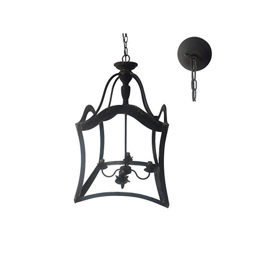 16"H METAL PENDANT LIGHT. Picture 1