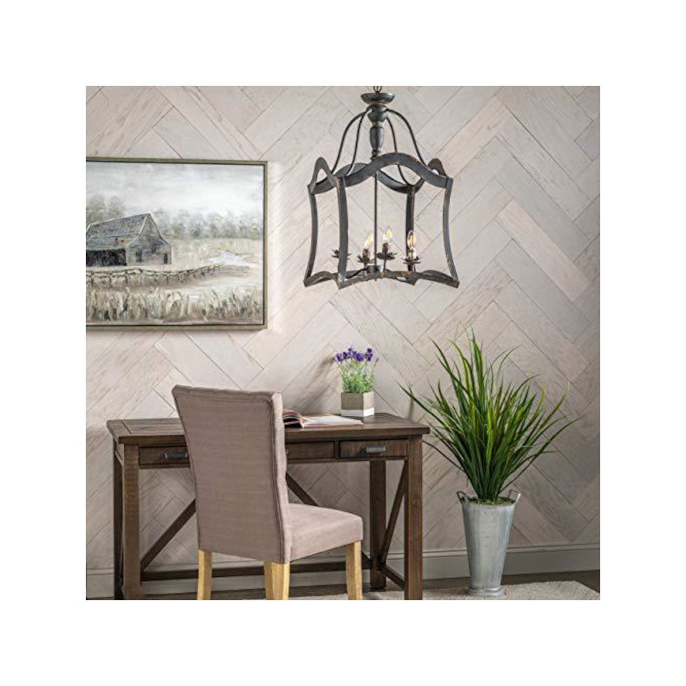 16"H METAL PENDANT LIGHT. Picture 2