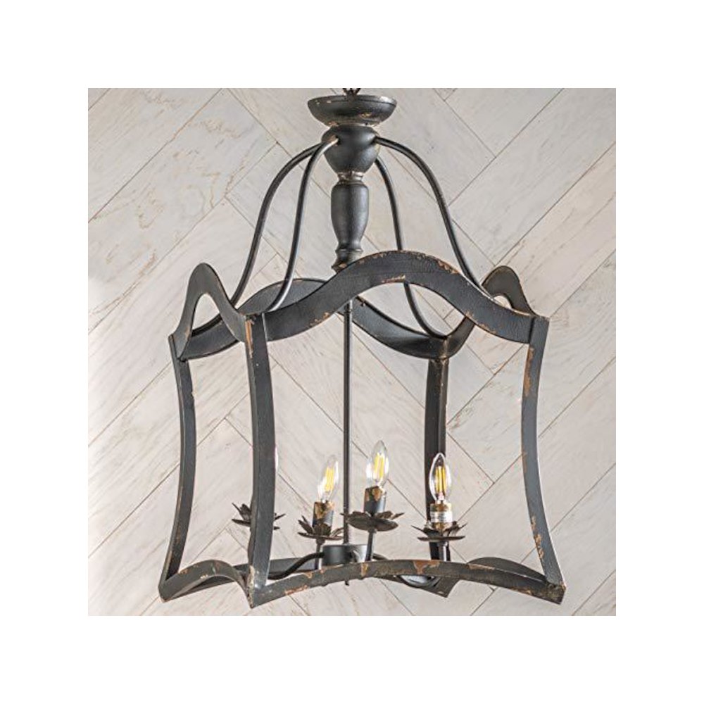 16"H METAL PENDANT LIGHT. Picture 3