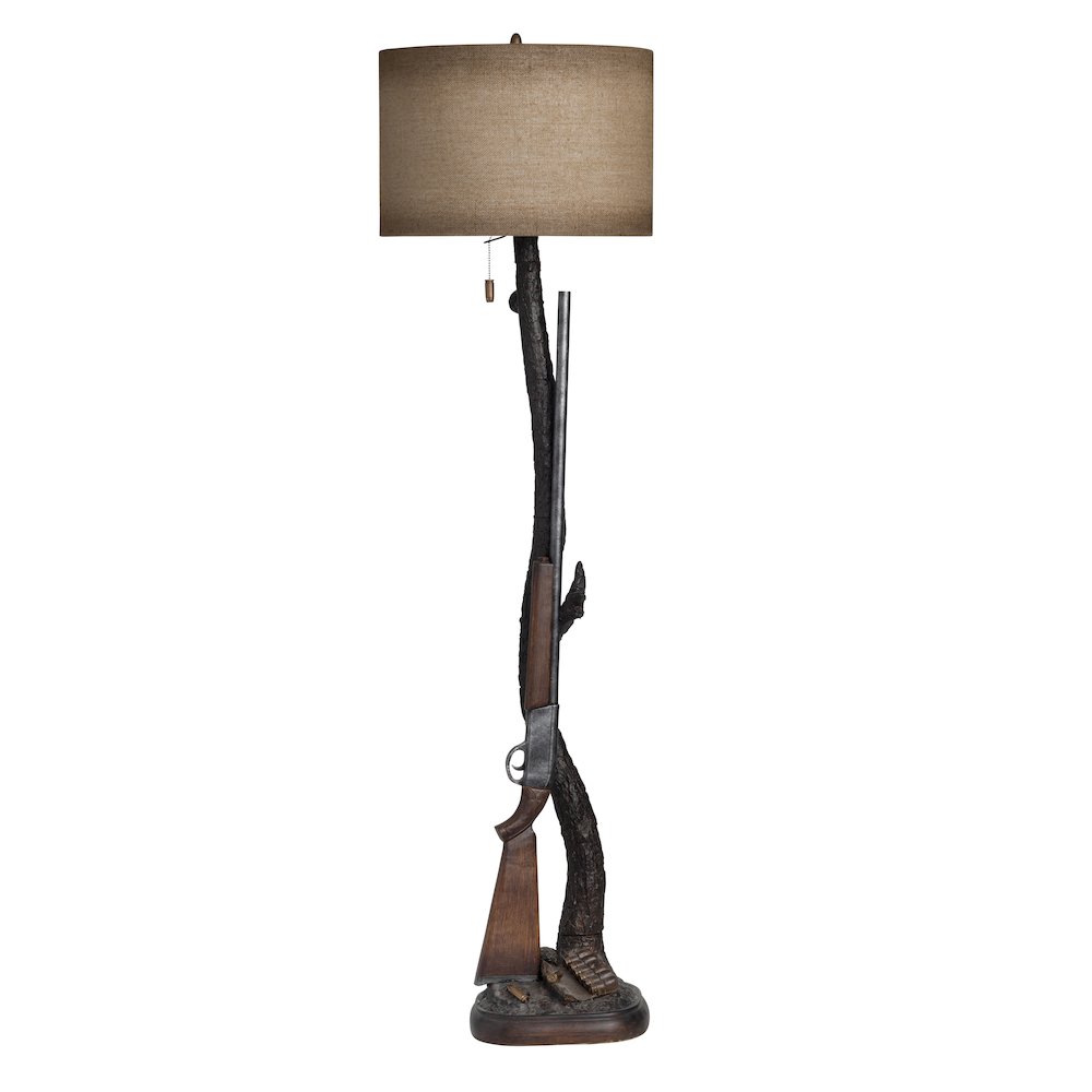 66"H Resin Floor Lamp  2Pcs K/D Ups Pack  6.93'. Picture 1