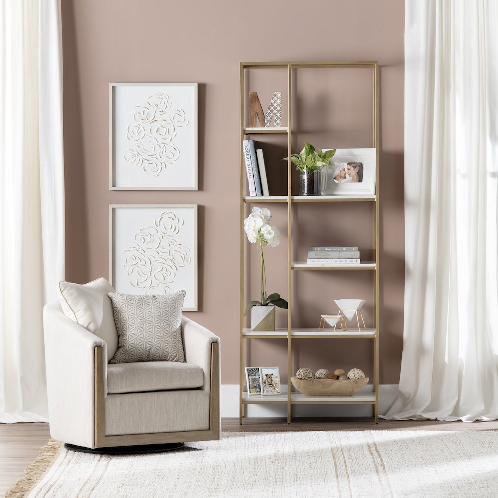 5 Shelf Etagere_Bookcase. Picture 1
