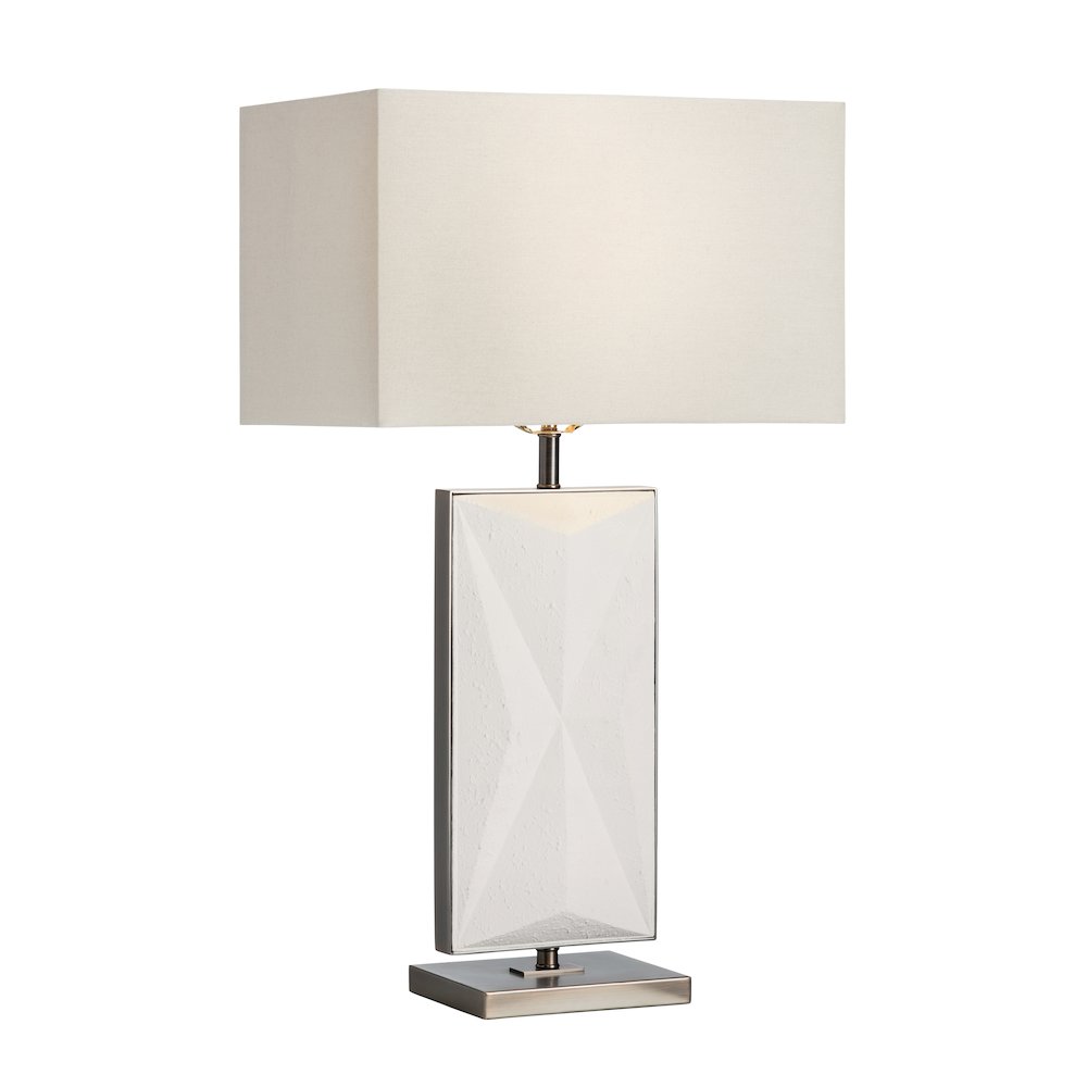 Set Of 2 Resin & Metal Table Lamp With Shade. Picture 2