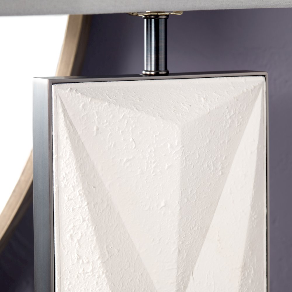 Set Of 2 Resin & Metal Table Lamp With Shade. Picture 5