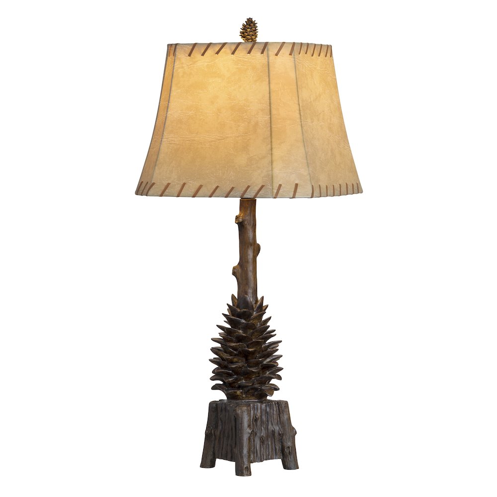 33.5"H Resin Table Lamp  2Pcs Ups Pack 3.65'. Picture 2