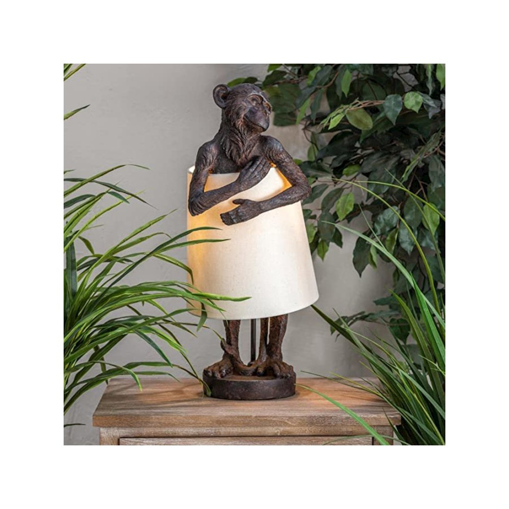 Crestview Collection EVAVP1480 Amelia Table Lamp Handfinished Brown. Picture 2