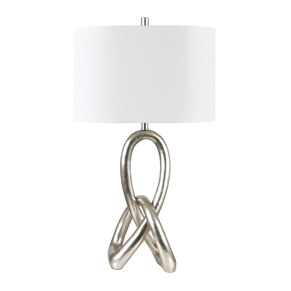Set Of 2 Resin Table Lamp With Linen Shade. Picture 1