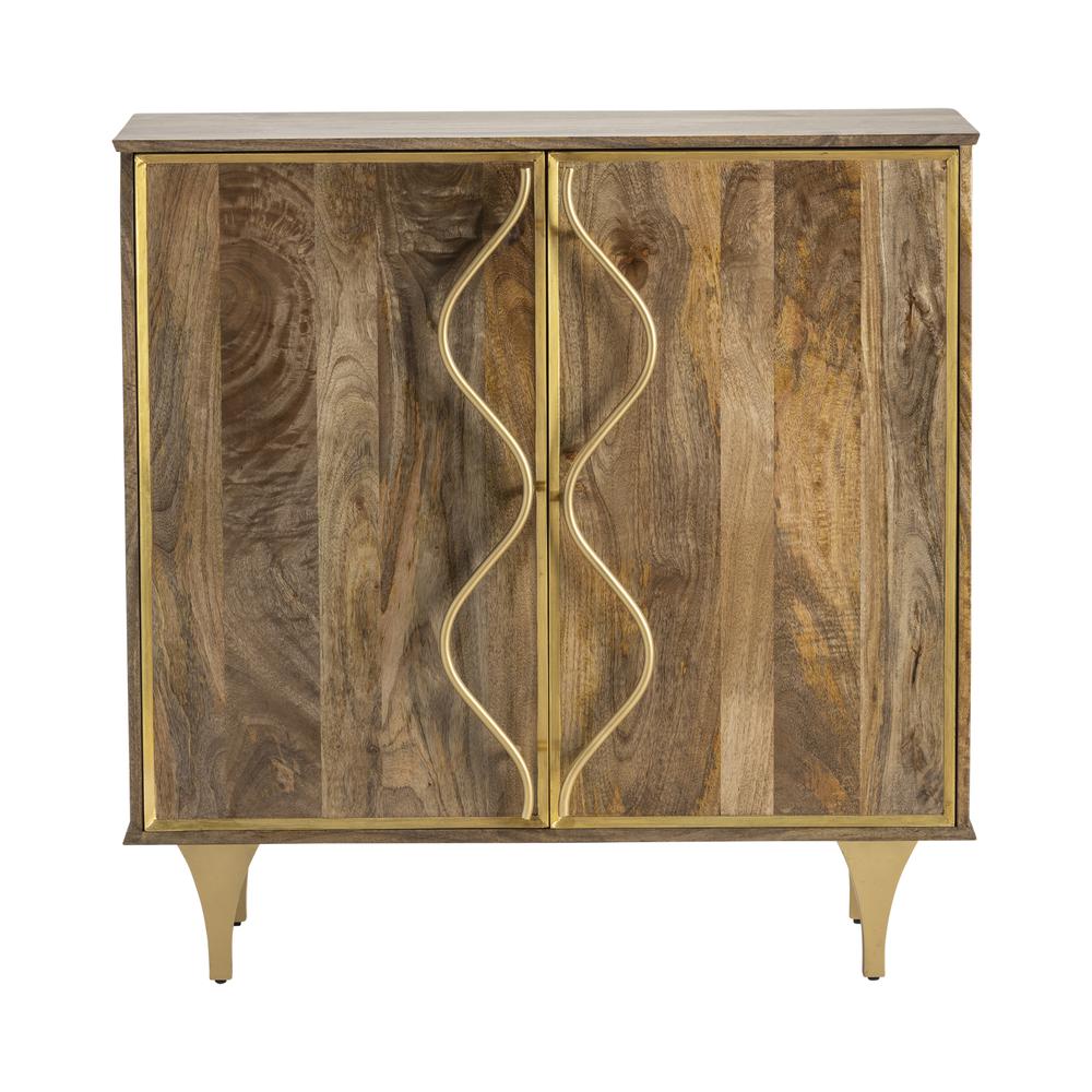 Wentworth 2 Door Mango Wood Cabinet. Picture 1