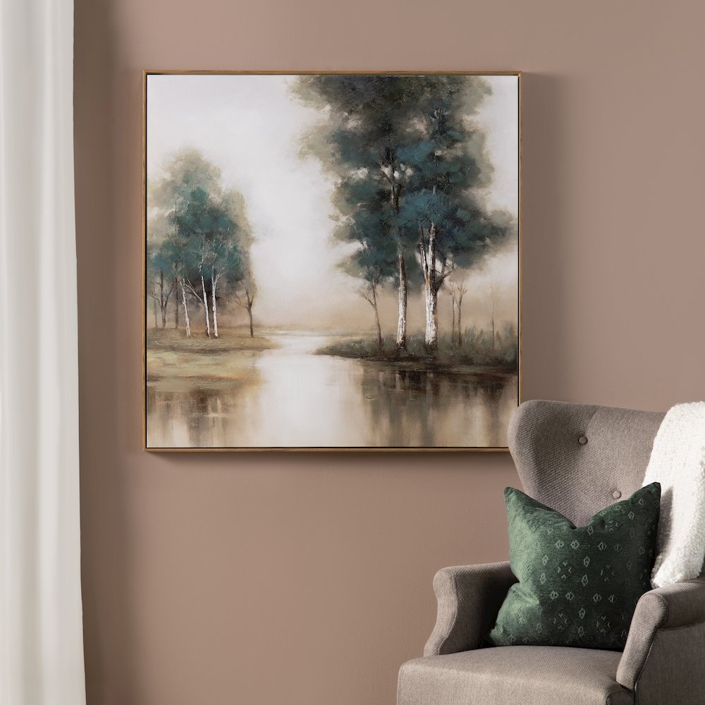 Turquoise Creek Wall Decor. Picture 3