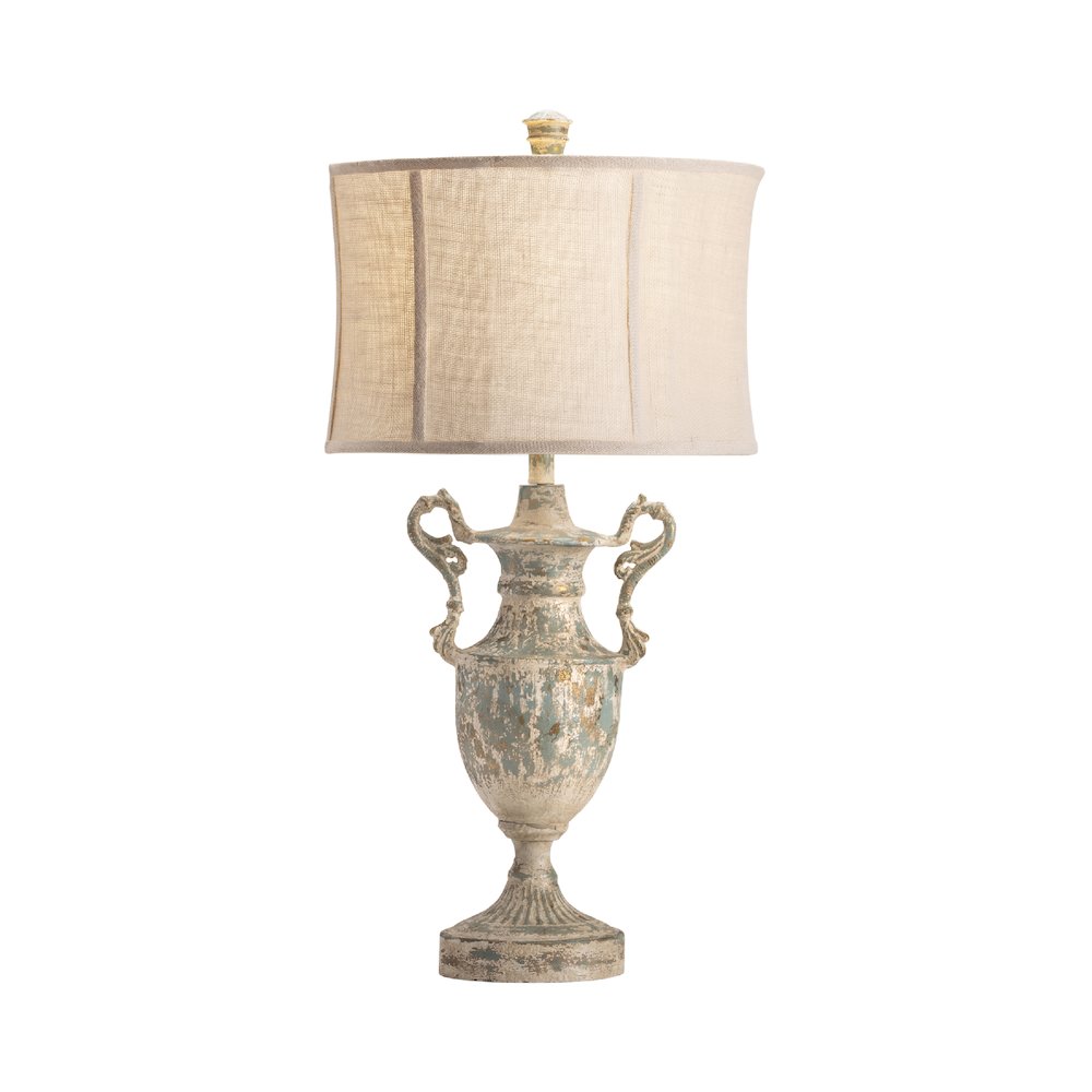 33.25H Resin Table Lamp  2Pcs Ups Pack, 5'. Picture 2