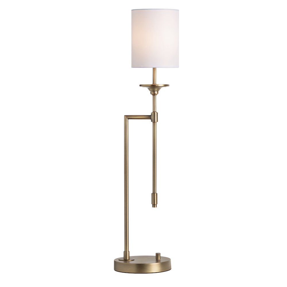 Olympia Table Lamp 7" X 7" X 34". Picture 2