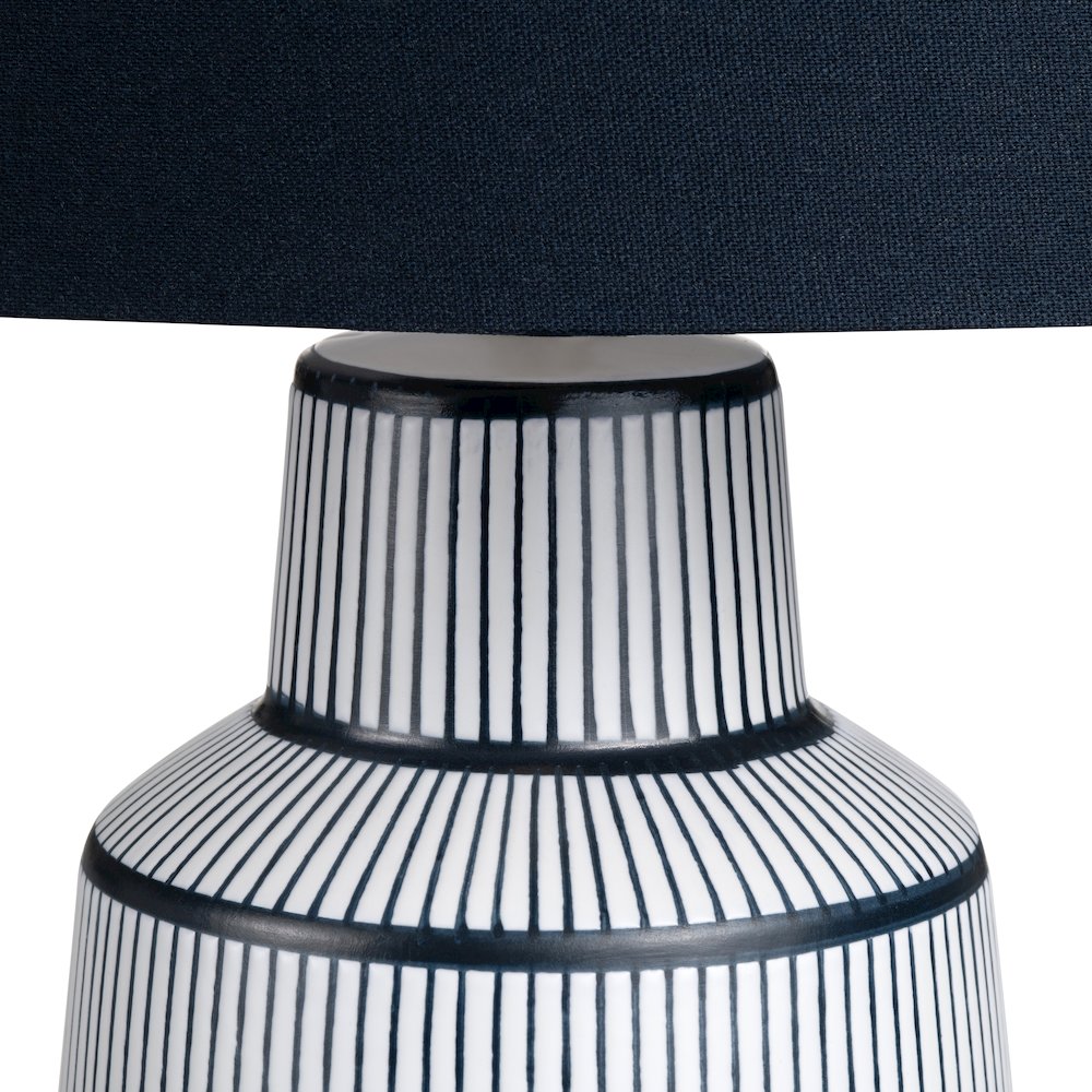 29"H Ceramic Table Lamp With Linen Shade. Picture 3