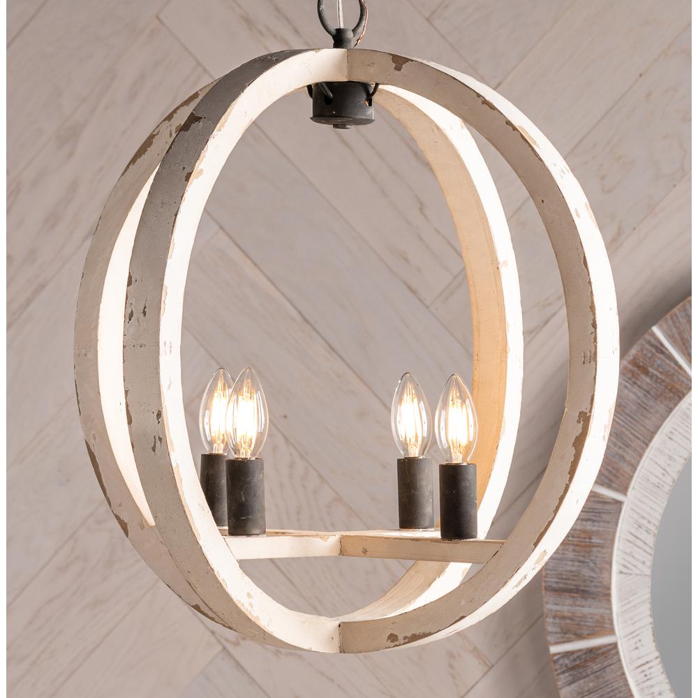 Jolla Wood Sphere Pendant Light. Picture 5