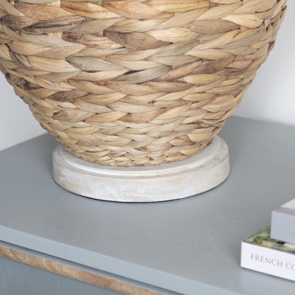27.5"H Sea Grass Table Lamp. Picture 6