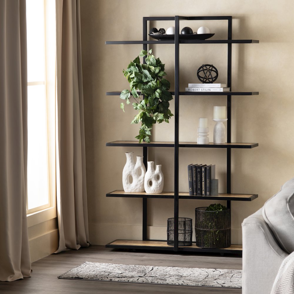 5 Shelf Etagere_Bookcase. Picture 4