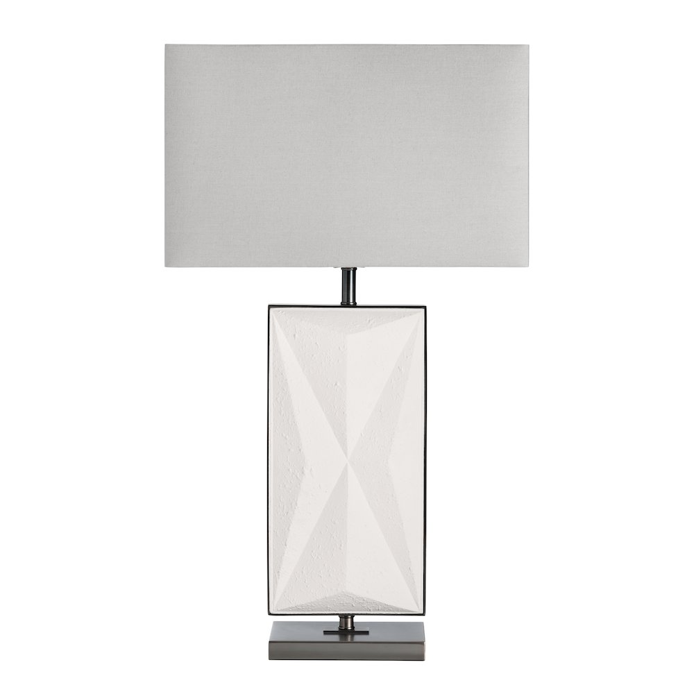 Set Of 2 Resin & Metal Table Lamp With Shade. Picture 1