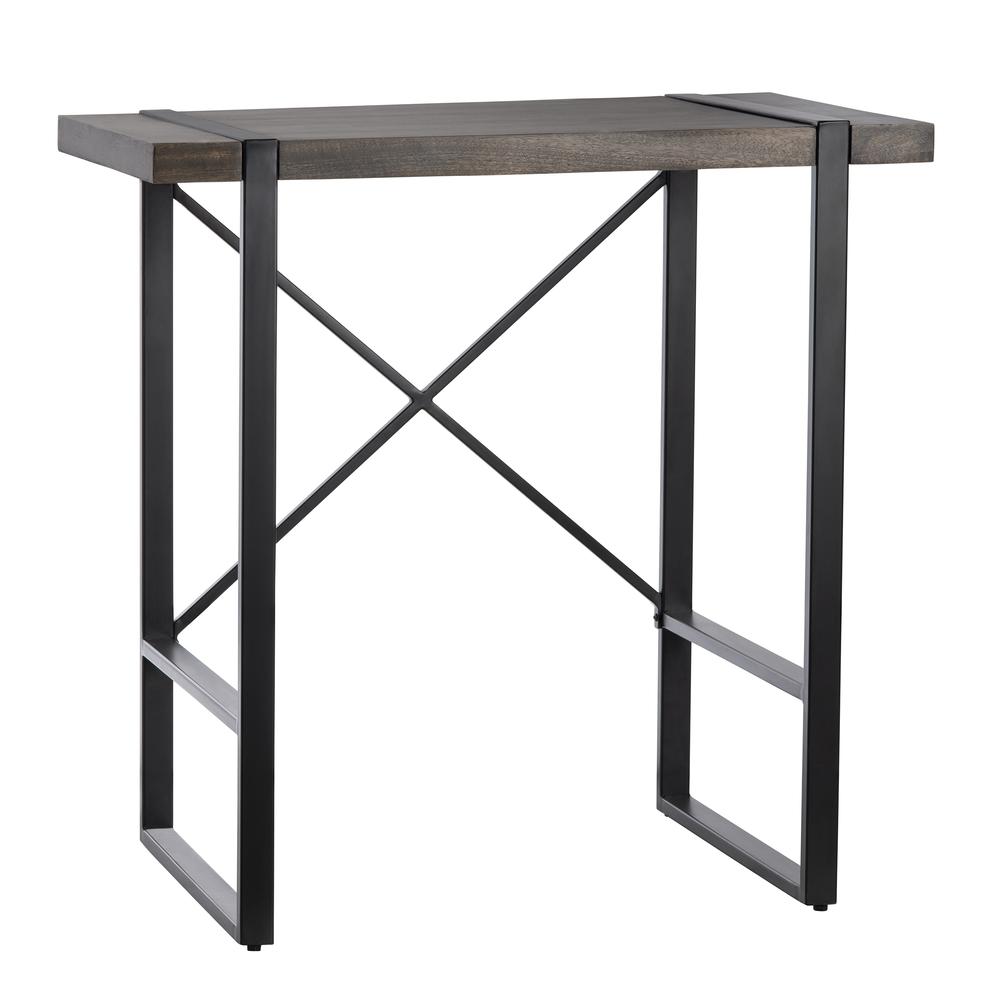 Crestview Collection Josie Standing Brown Wood and Metal Desk. Picture 4