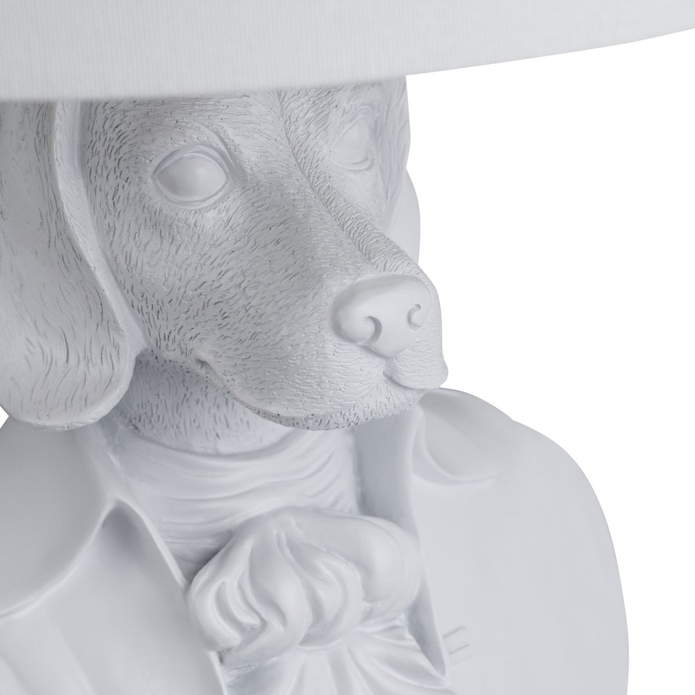 22.75"H Resin & Crystal Table Lamp With Linen Shade. Picture 3