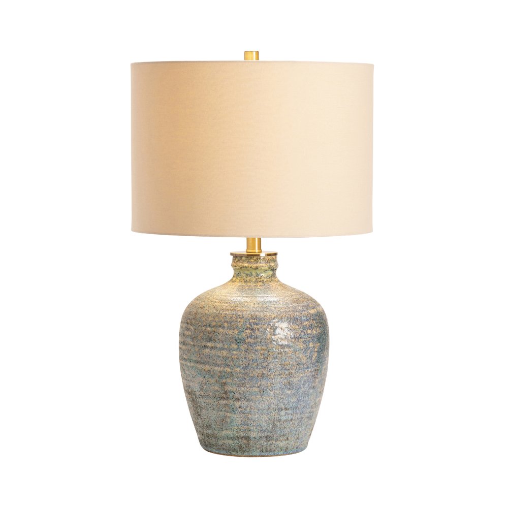26.5"H Blue Color Ceramic Table Lamp  1Pcs Ups Pack / 4.01'. Picture 2