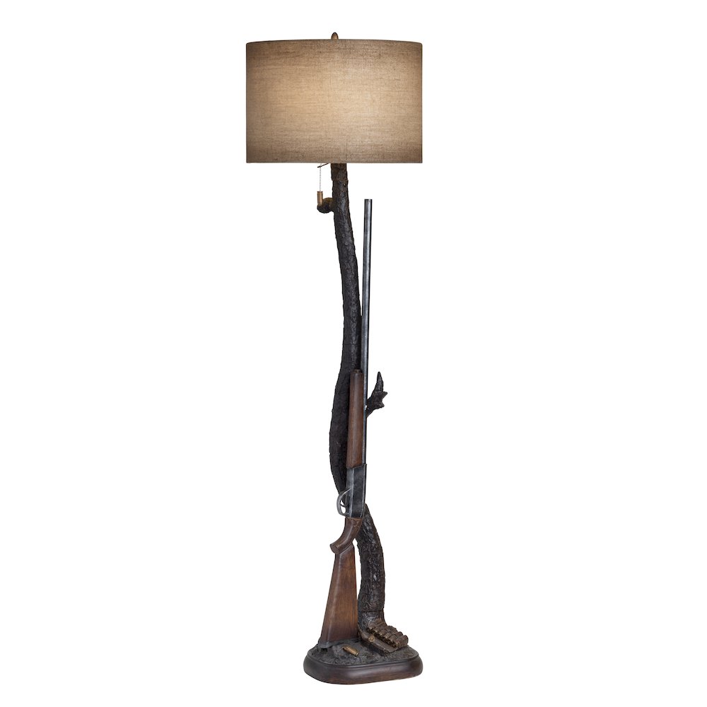 66"H Resin Floor Lamp  2Pcs K/D Ups Pack  6.93'. Picture 2