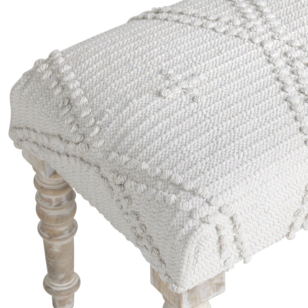 Upholstered Accent Bench. Picture 3