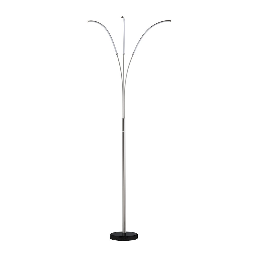 90"H Metal Floor Lamp With Shade. Picture 1