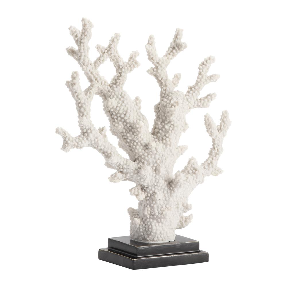 Crestview Collection CVDEP727 Natural Coral Statue Accessories, White. Picture 4