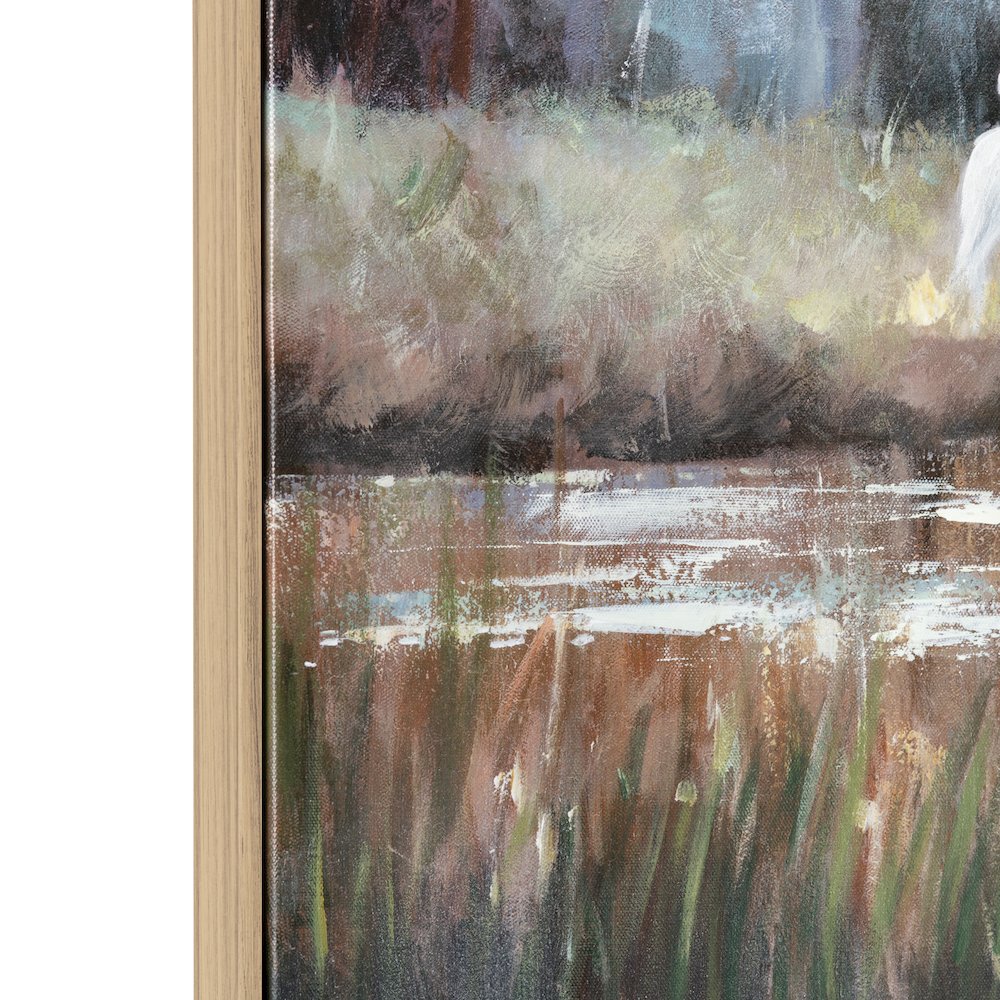 Gazing Egret 2 Wall Decor. Picture 2