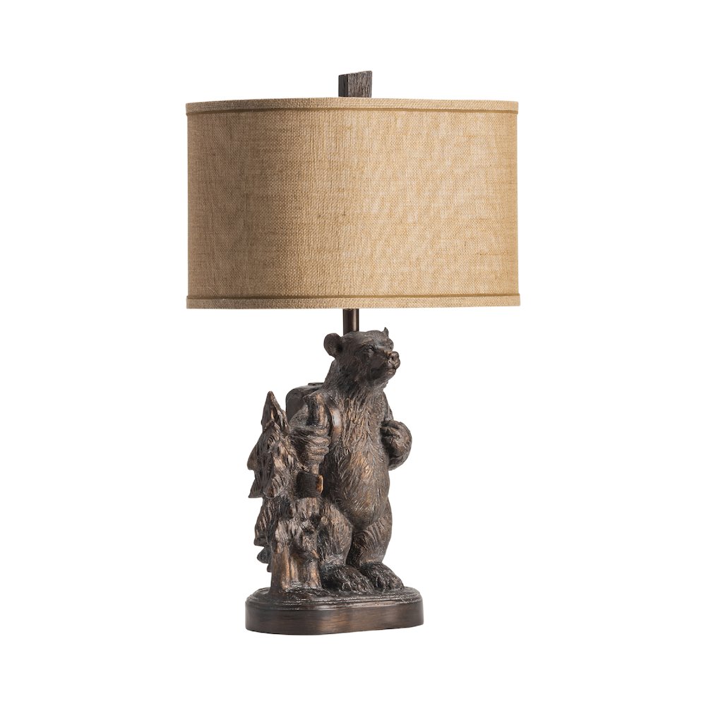 28.5"H Resin Table Lamp  1Pcs Ups Pack 3.29'. Picture 3