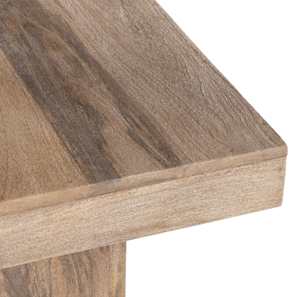 Square Solid Wood Accent_End Table. Picture 3