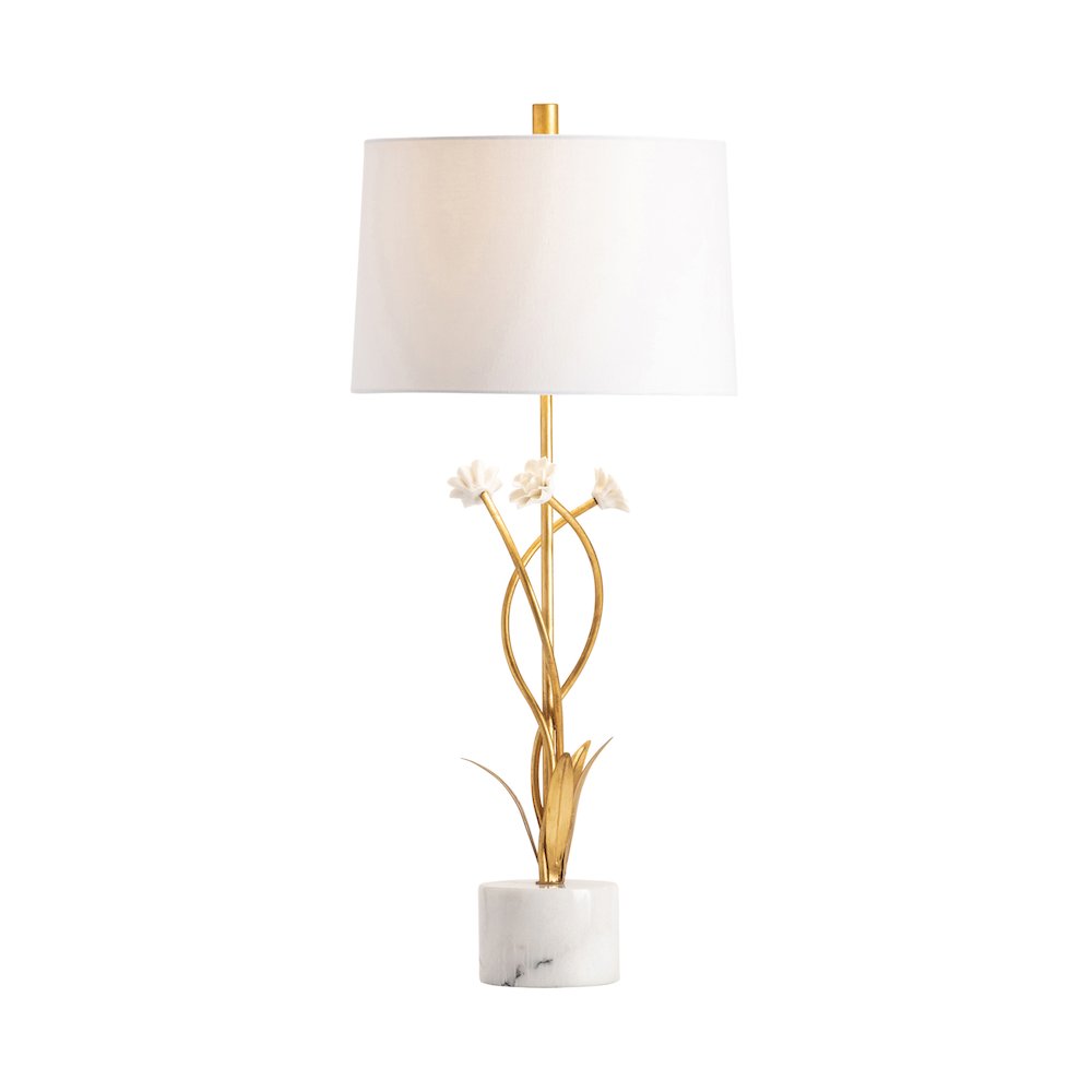 31.5"H Marble + Metal Table Lamp   2 Pcs Ups Pack/3.25'. Picture 2