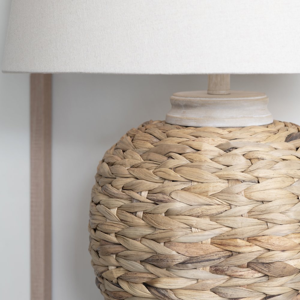 27.5"H Sea Grass Table Lamp. Picture 5