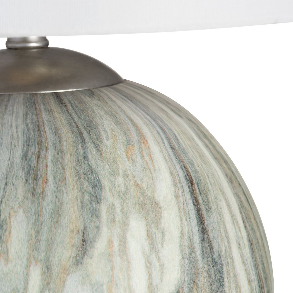 29.5"H Ceramic + Wood Table Lamp. Picture 3
