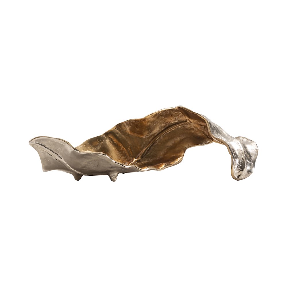 Willow Larger Two-Toned Sculptural Leaf Ii. Picture 1