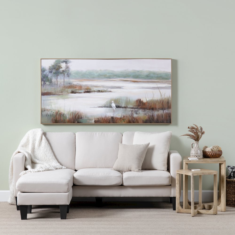 Gazing Egret 3 Wall Decor. Picture 3