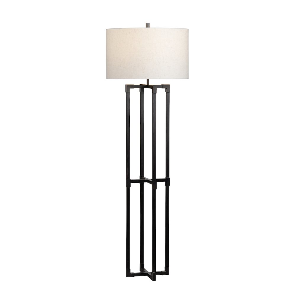 61.5"H Metal Floor Lamp With Shade. Picture 2