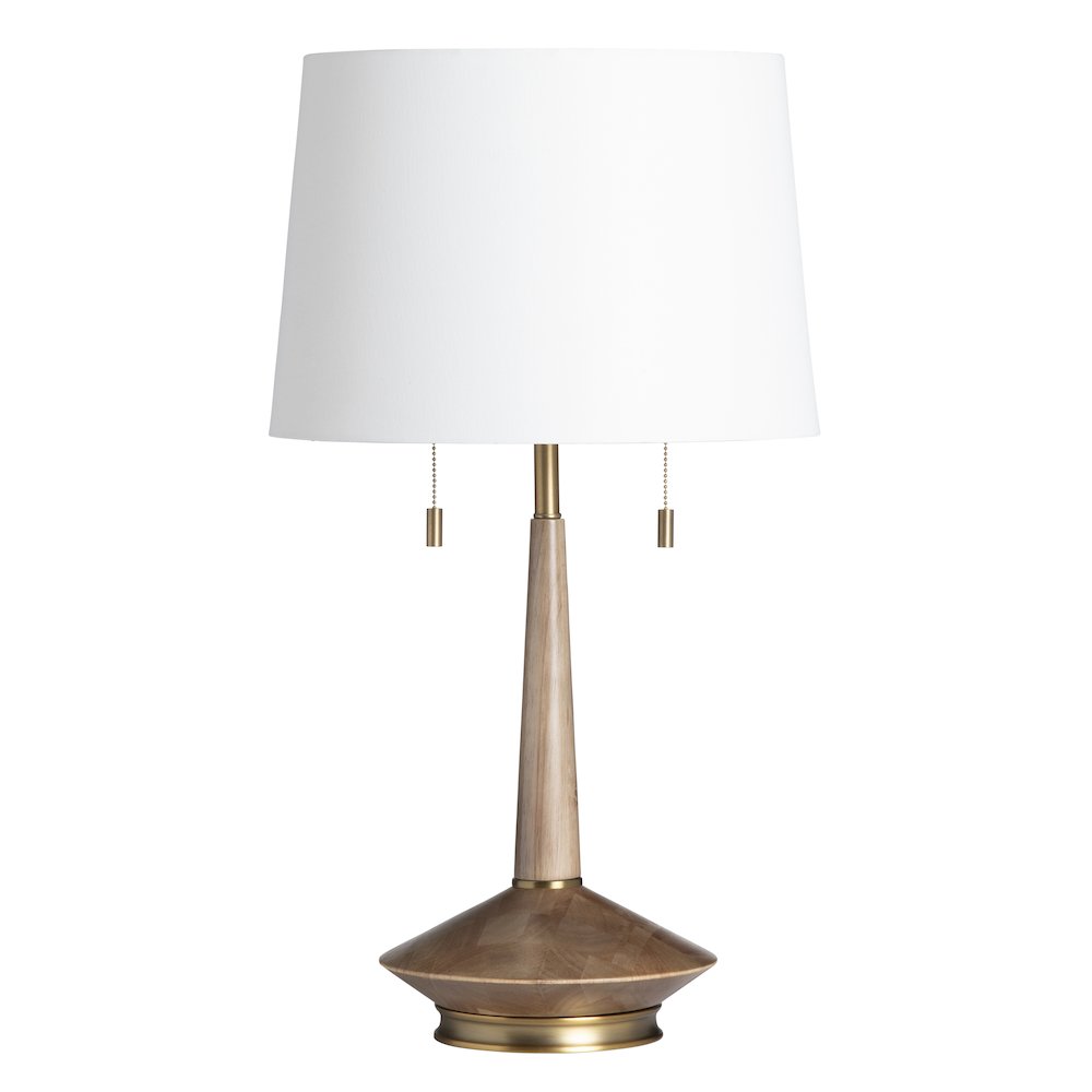28.75"H Wood Table Lamp 1Pcs Ups Pack 4.44'. Picture 1