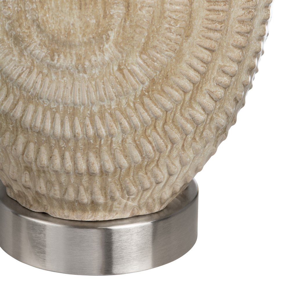 28.25"H Ceramic Table Lamp With Linen Shade. Picture 3