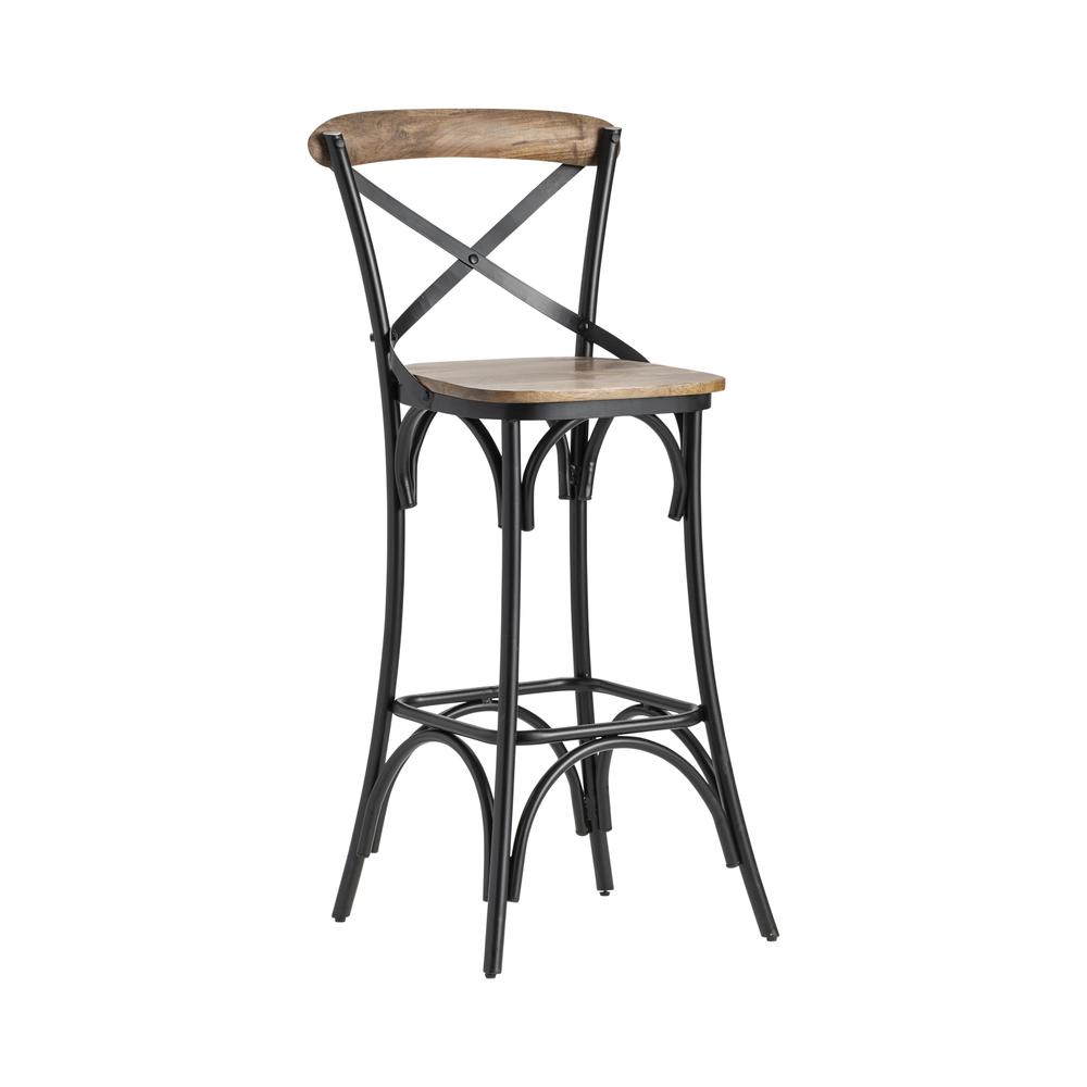 Crestview Collection CVFNR859 43" Wood and Metal Barstool Accessories. Picture 6