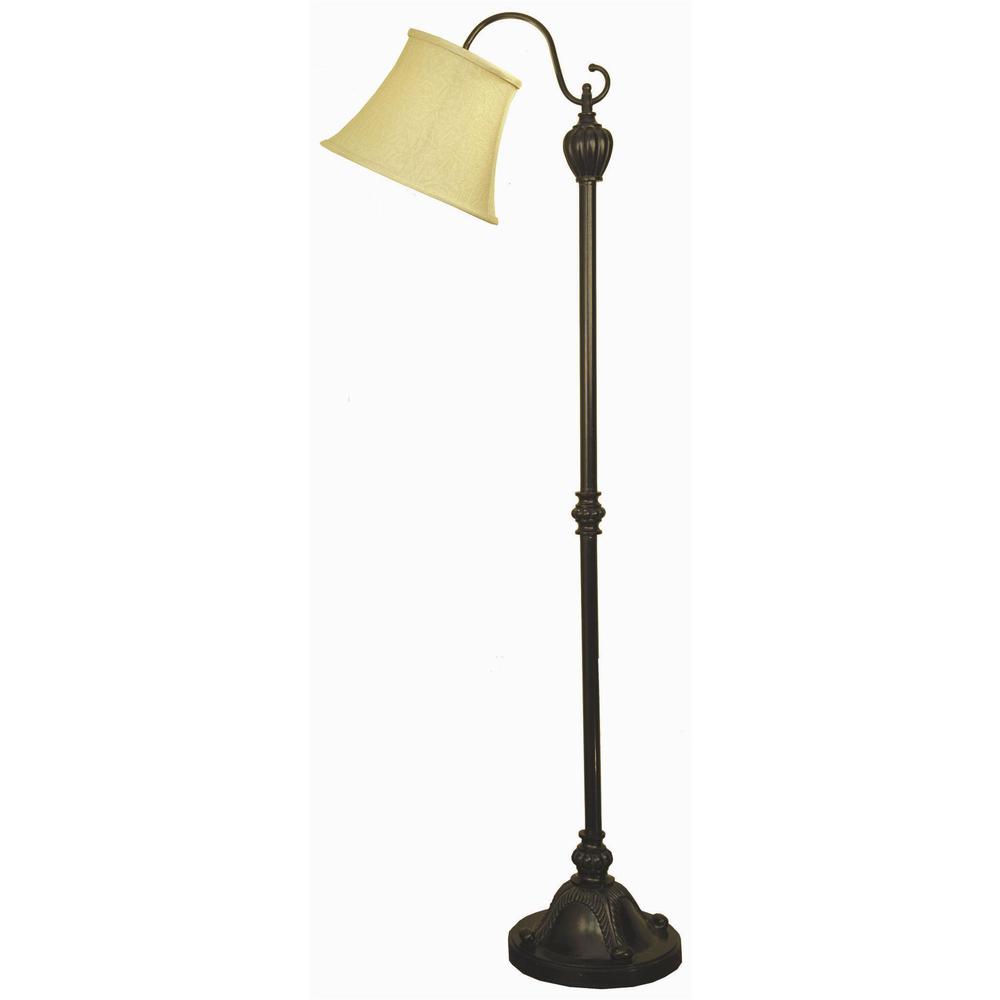 Crestview Collection Briggs Downbridge Floor Lamp Household Furniture, Bronze. Picture 1