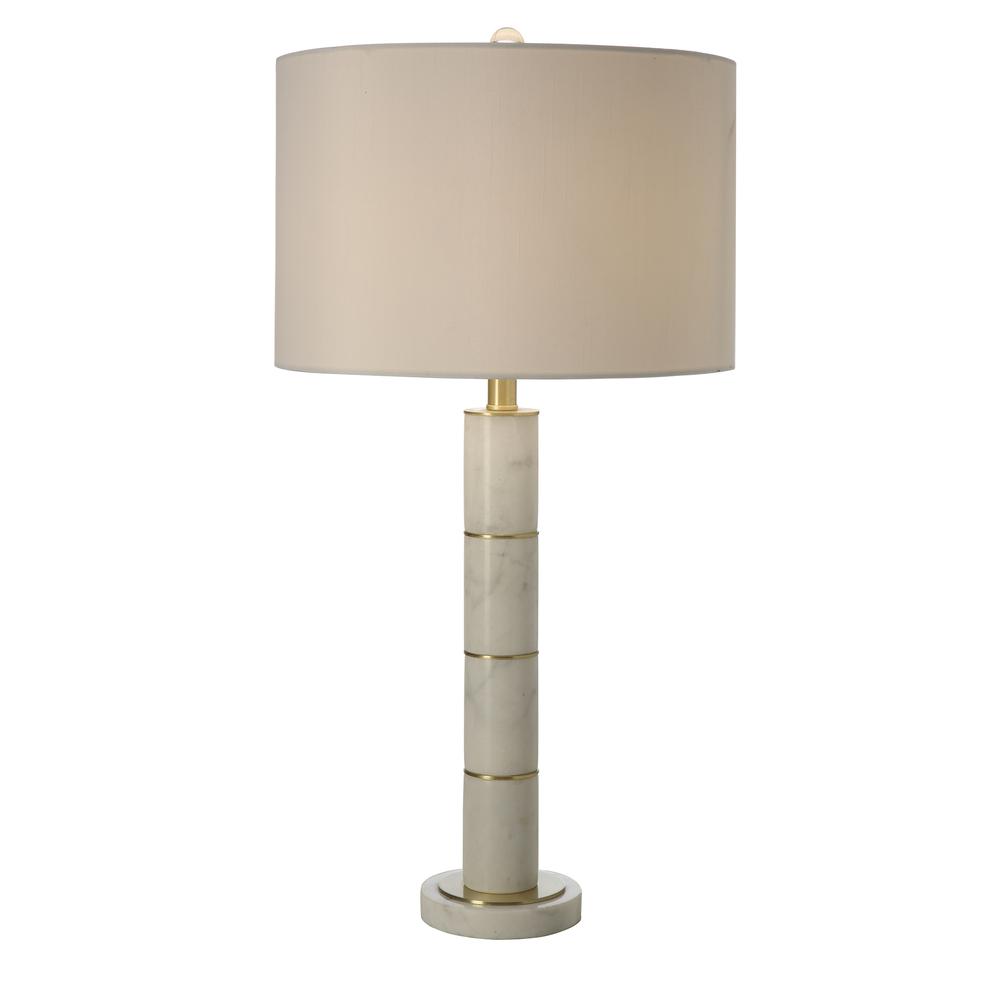 Marble Column Table Lamp. Picture 1