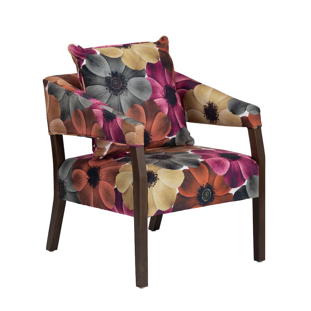 Upholstered Accent Chair. Picture 1