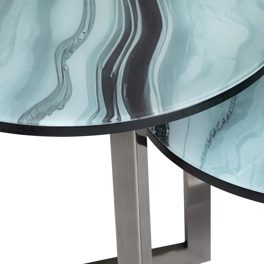 2 Piece Nesting Table Set. Picture 3