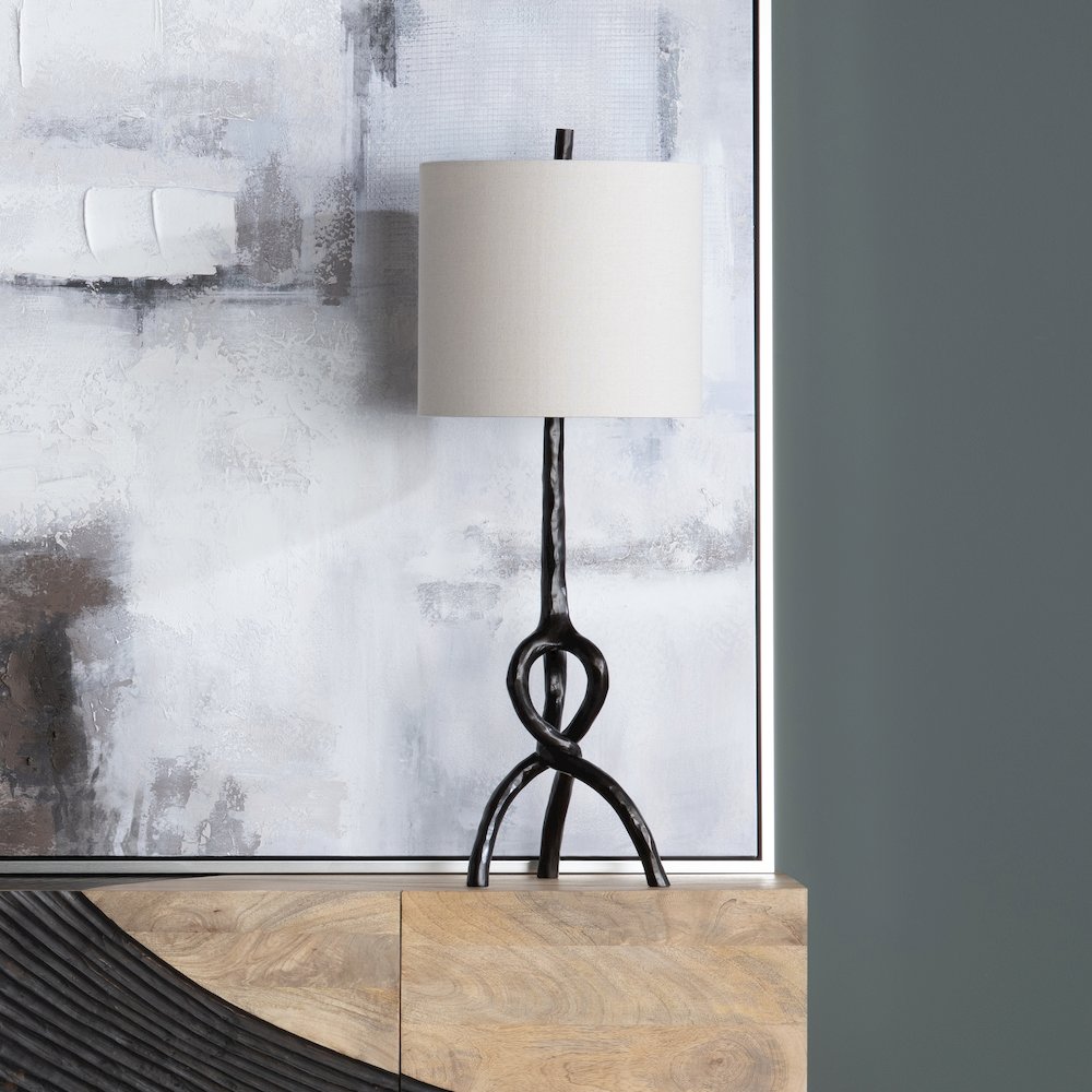 80" Brown Solid Wood 4-Door Media Credenza. Picture 5