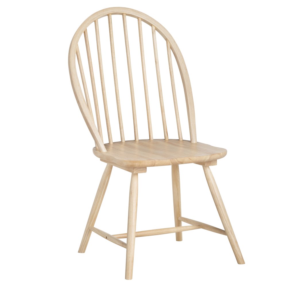 Set Of 2 Natural Dining Chairs. Picture 1