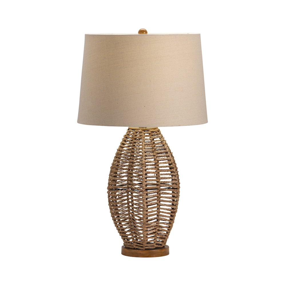 30.5"H Ratten Table Lamp 1Pcs Ups Pack 4.59'. Picture 2